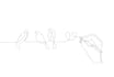 draw an animate line art in 1 day
