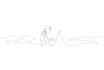 draw continuous line art animate