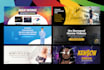 design a killer facebook cover, twitter header or banner