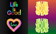 design modern, custom, tshirt, word and logo typography