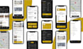 do mobile app UI UX design and clickable figma prototype