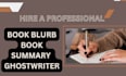 ghostwrite unique book summary, book blurb, book titles and be your beta reader
