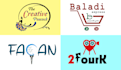 do modern timeless logo design with art text