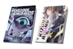 illustrate a novel book cover with anime style
