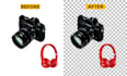 remove background from vehicle, product, image transparently