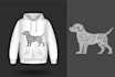 do word cloud portrait typography t shirt for pet or animal