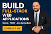 build java spring boot microservices and react full stack apps