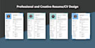 do creative and professional resume design and writing for winning job