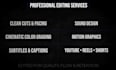 do professional video editing  for youtube or video editors