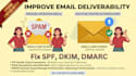 fix emails going to spam and improve cold email deliverability