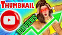 create quick cheap creative attractive youtube thumbnails