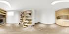 create a 360 panorama 3d image for ar interior