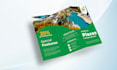 do clean professional business flyer, tri fold brochure design