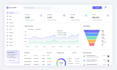 design modern saas dashboard and CRM UI UX in figma