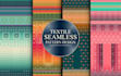 design seamless geometrical fabric textile patterns