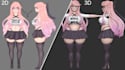 create 3d character model from 2d artwork