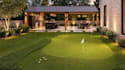 design modern landscape, backyard and garden with 3d rendering