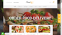 design restaurant cafe website, food website, online booking