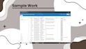 do data entry and web research