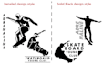 make in 12 hours black white logo silhouette line art jajalo