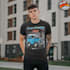 automotive car motorcycle cartoon design for tshirt