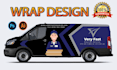do amazing car wrap, van wrap, truck wrap, or any vehicle wrap design