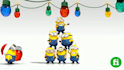 make funny minions christmas greeting video