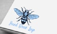 do professional modern hand draw business logo design