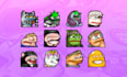 draw cute twitch emotes pepe style