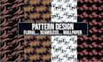 make pattern design seamless floral  background texture