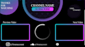 make youtube intro outro trailers, podcast animated video