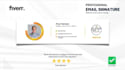 design responsive outlook email footer signature design