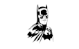 do face image line art black and white vector portrait