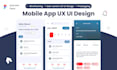 design modern mobile app UX UI for android and IOS