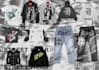 create custom design y2k grunge streetwear shirt design with mockup