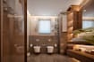 design and render modern bathroom interior with 3d visuals