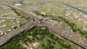 create 3d road bridge and complex intersection animation