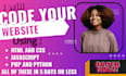 code your personal website from scratch and bring your ideas to life