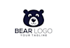 make modern high quality bear logo design in high definition