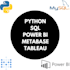 teach you sql , python ,data visualization using metabase, power bi, tableau