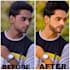 do adobe photoshop, skin retouching and white background