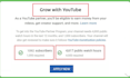 do youtube channel create and setup with fully monetization