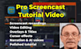 create a professional explainer or software demo video