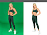 the green screen background remove  from the photos