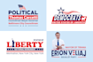 design best modern attractive political campaign election party winning logo