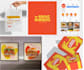 design arabic or english food brand identity