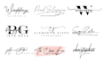 design a cursive, handwritten, scripted, handwriting, signature logo
