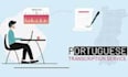 transcript spanish or portuguese from audio and video