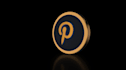 create 3d rotating logo animation, spin loop gif animation