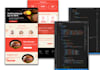 psd to HTML, figma to HTML responsive landing page